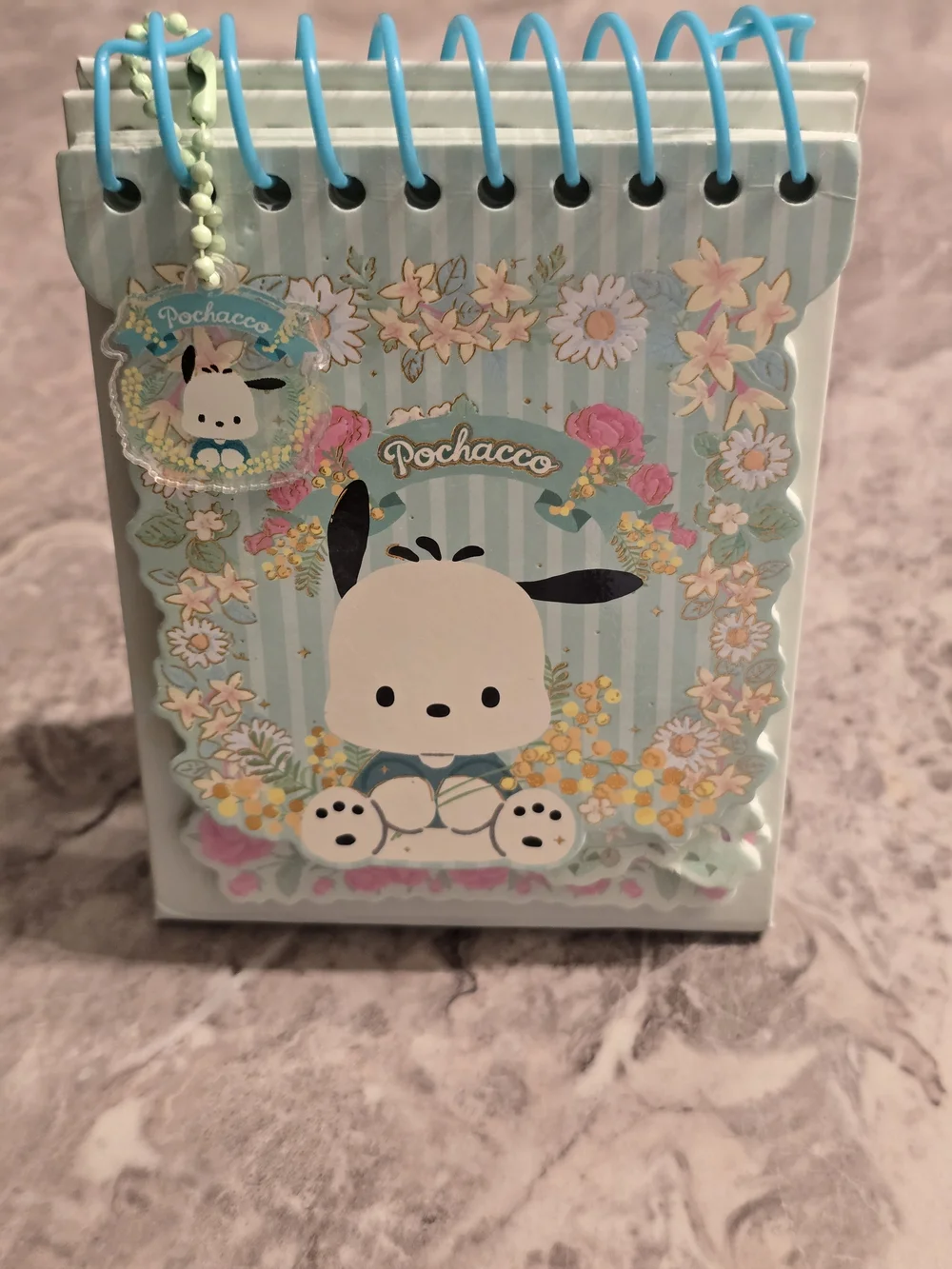 Pochacco Spiral Notepad & Matching Stationery Set